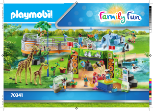 Mode d’emploi Playmobil set 70341 Zoo Parc animalier