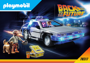 Manual Playmobil set 70317 Back to the Future DeLorean