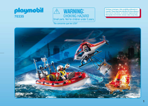 Manuale Playmobil set 70335 Rescue Missione antincendio