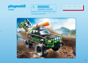 Bedienungsanleitung Playmobil set 70460 Racing Weekend warrior