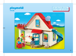 Instrukcja Playmobil set 70129 1-2-3 Dom rodzinny