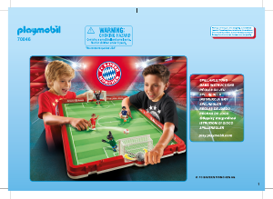 Handleiding Playmobil set 70046 Sports FC Bayern voetbalstadium