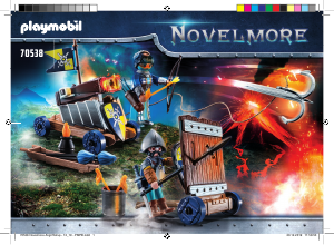 Bruksanvisning Playmobil set 70538 Novelmore Novelmore angreppstrupp