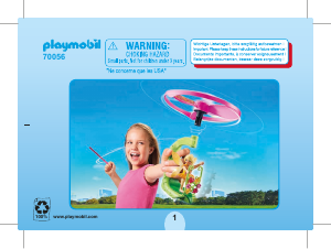 Mode d’emploi Playmobil set 70056 Fairy World Fée avec hélice volante
