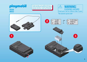 Bedienungsanleitung Playmobil set 9853 Accessories RC Unterwassermotor