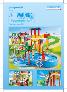 Handleiding Playmobil set 70115 Leisure Waterpark