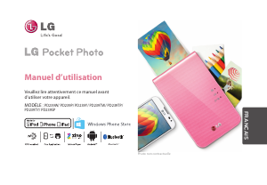 Mode d’emploi LG PD239TW Pocket Photo Camera