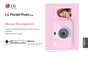 Manual de uso LG PC389S Pocket Photo Snap Cámara