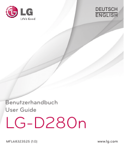 Manual LG D280N Mobile Phone