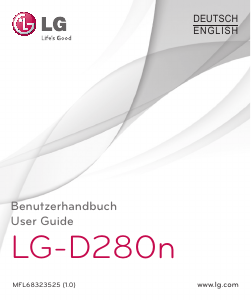 Bruksanvisning LG D280N Mobiltelefon