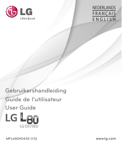 Mode d’emploi LG D373EU Téléphone portable