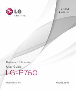 Manual LG P760 Mobile Phone