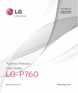 Bruksanvisning LG P760 Mobiltelefon