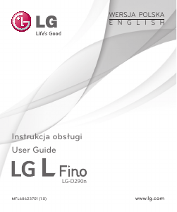 Manual LG D290N Mobile Phone