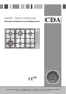 Manual CDA HG9320 Hob