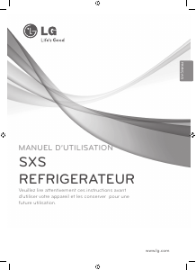 Mode d’emploi LG GW-P2021NS Réfrigérateur combiné