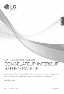 Mode d’emploi LG GLD8859BX Réfrigérateur combiné