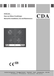 Handleiding CDA HVG66 Kookplaat