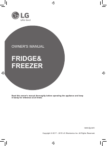 Manual LG GSL6626PS Fridge-Freezer