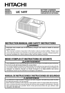 Handleiding Hitachi UC 14YF Batterijlader