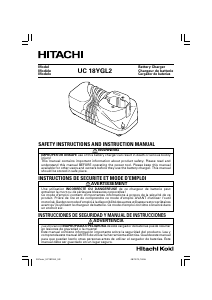 Handleiding Hitachi UC 18YGL2 Batterijlader