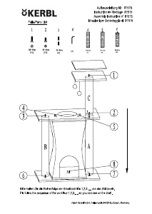 Bruksanvisning Kerbl 81515 Silverstar Klorestativ