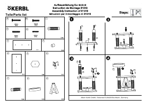 Bruksanvisning Kerbl 81519 Zamunda Jade Klorestativ