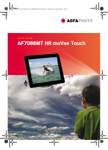 Bedienungsanleitung Agfa AF 7088MT moVee Touch Digitaler bilderrahmen