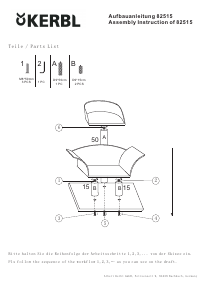 Manuale Kerbl 82515 Lounge Tiragraffi