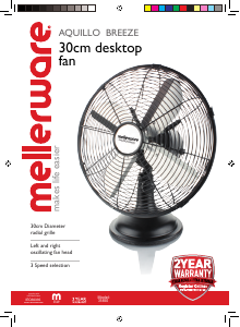 Mode d’emploi Mellerware 35850 Ventilateur