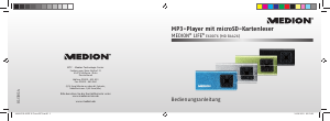 Bedienungsanleitung Medion LIFE E60073 (MD 84426) Mp3 player