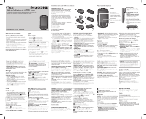 Mode d’emploi LG T530 Téléphone portable