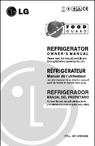 Mode d’emploi LG GL-B332JMA Réfrigérateur combiné