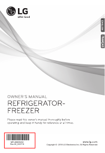 Manual LG GTF7043PS Fridge-Freezer