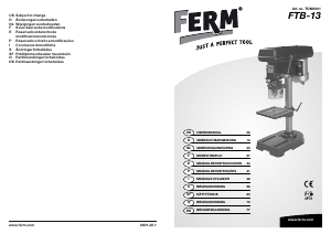 Manuale FERM TDM1001 Trapano a colonna da banco