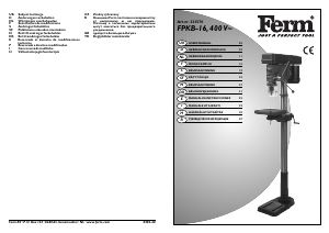 Használati útmutató FERM TDM1010 Állványos fúrógép
