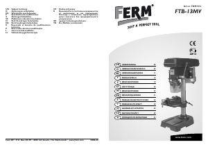 Manuale FERM TDM1012 Trapano a colonna da banco