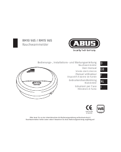 Handleiding Abus RM10 VdS Rookmelder