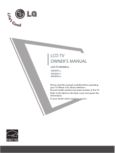 Bruksanvisning LG 32LG5300 LCD TV