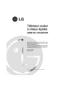 Mode d’emploi LG RZ-13LA60 Téléviseur LCD