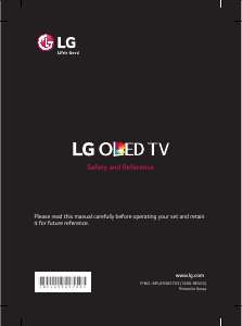 Handleiding LG OLED65E6V OLED televisie