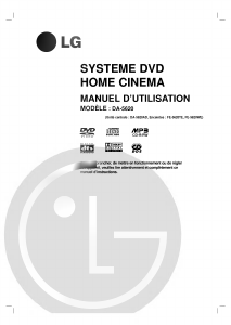 Mode d’emploi LG DA-5620AD Système home cinéma