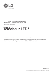 Mode d’emploi LG 65SM9800PLA Téléviseur LED