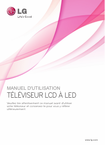Mode d’emploi LG 42LV570S Téléviseur LED