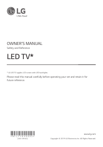 Handleiding LG 49SM9000PLA LED televisie