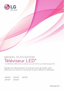 Mode d’emploi LG 22MT44DP-PZ Téléviseur LED