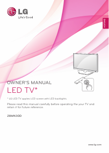 Handleiding LG 28MN30D-PZ LED televisie