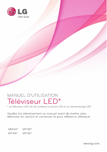 Mode d’emploi LG 27MT46D-PZ Téléviseur LED