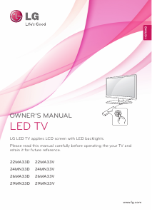 Handleiding LG 26MA33D-PZ LED televisie