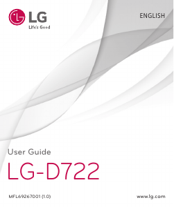 Manual LG D722 Mobile Phone
